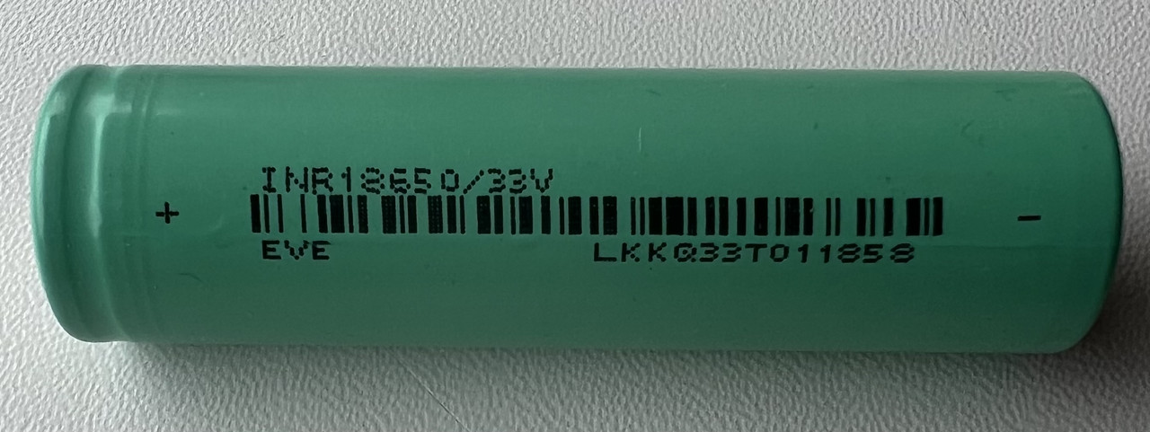 Аккумулятор EVE INR18650 33V 3200mAh 10A 3.6В, фото 1