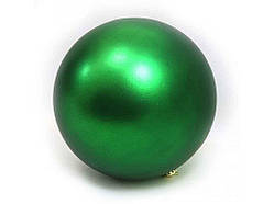 Кулька новорічна велика GREEN матова 15cм. DSCN0980-15GR ТМ КІТАЙ