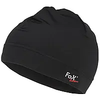 Шапка для бігу Fox Outdoors «Run» Без закота Black/Чорна 59-62, Чорний