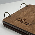 Фотокнига "Відбиток" зі світлою дерев’яною обкладинкою | Замовити фотобук з вашими фото, фото 9