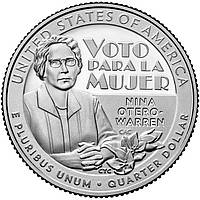 США ¼ долара, 2022 Ніна Отеро-Уоррен Nina Otero-Warren Quarter