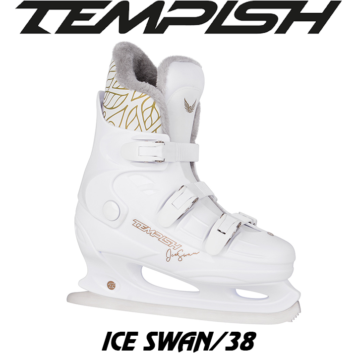Ковзани фігурні жіночі ковзани для фігурного катання Tempish ICE SWAN розмір 38/23,5 см білі