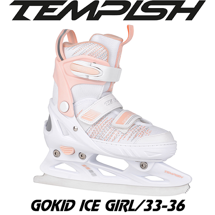 Ковзани льодові розсувні дитячі для дівчинки Tempish GOKID ICE GIRL розмір 33-36/20-22,0 см, фото 1