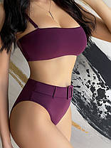 Купальник раздельный Z.Five Райана 86284 баклажан(В НАЛИЧИИ ТОЛЬКО 42 44 46 48 50 УКР р-ры), фото 2