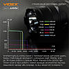 Портативний світлодіодний акумуляторний ліхтарик Videx A355C 4000Lm 5000K IP68 VLF-A355C, фото 2