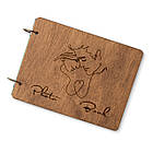 Фотокнига "Пара" зі світлою дерев’яною обкладинкою | Замовити фотобук для закоханих, фото 8