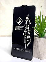 Захисне скло 6D для Xiaomi Redmi 10C чорне протиударне на весь екран 9H