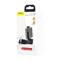 Автотримач для телефона Baseus Backseat Vehicle Phone Holder Hook Black, фото 3