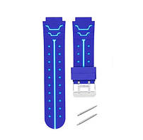 Ремінець для дитячого годинника Q750 Q100 Q60 Q80 Q90 Q528 T7 S4 Y21 Y19, 16 мм, фіолетовий / блакитний