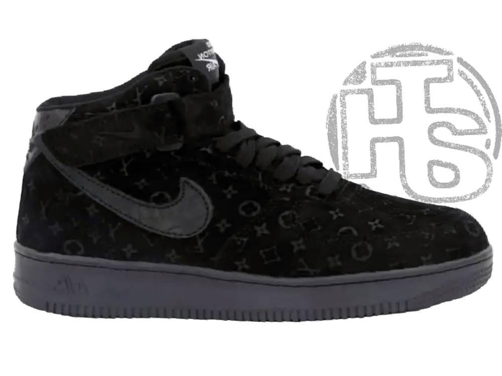 Чоловічі кросівки Nike Air Force 1 x Louis Vuitton Mid Black ALL09452