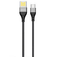 USB кабель зарядки Borofone BU11 Tasteful USB to Type-C (1.2m) Черный