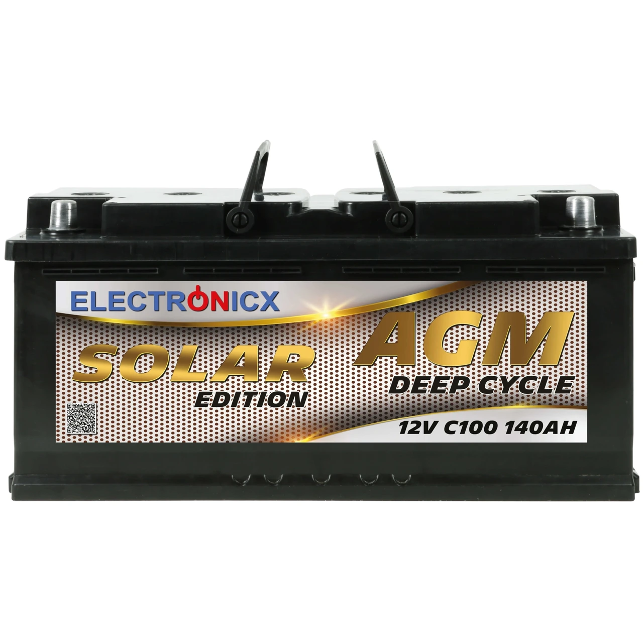 Акумулятор тяговий резервний AGM Electronicx Solar Edition Deep Cycle 140Ah 12V