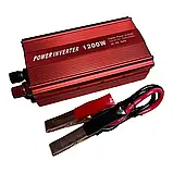 Перетворювач напруги 12 V 220 V 1200 W інвертор, фото 6