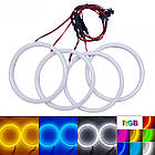 Ангельські очі Cotton RGB Bluetooth Mitsubishi Lancer X 10, фото 3