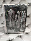 Чоловічий халат махровий і рушник 50 на 90 см  Pupilla універсальний розмір кавовий, фото 4