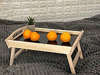 Столик для сніданку(піднос). Колір чорний.