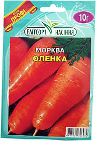 Насіння моркви Оленка 10 г рання