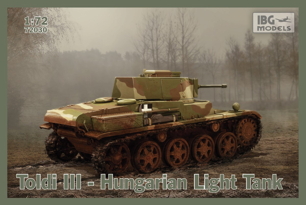 Пластикова модель 1/72 IBG 72030 угорський легкий танк Toldi III