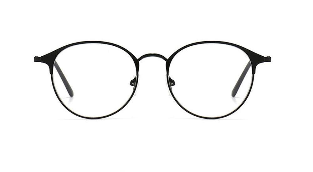 Имиджевые очки KLASSNUM HMC круглые черные - фото 2 - id-p1726106572