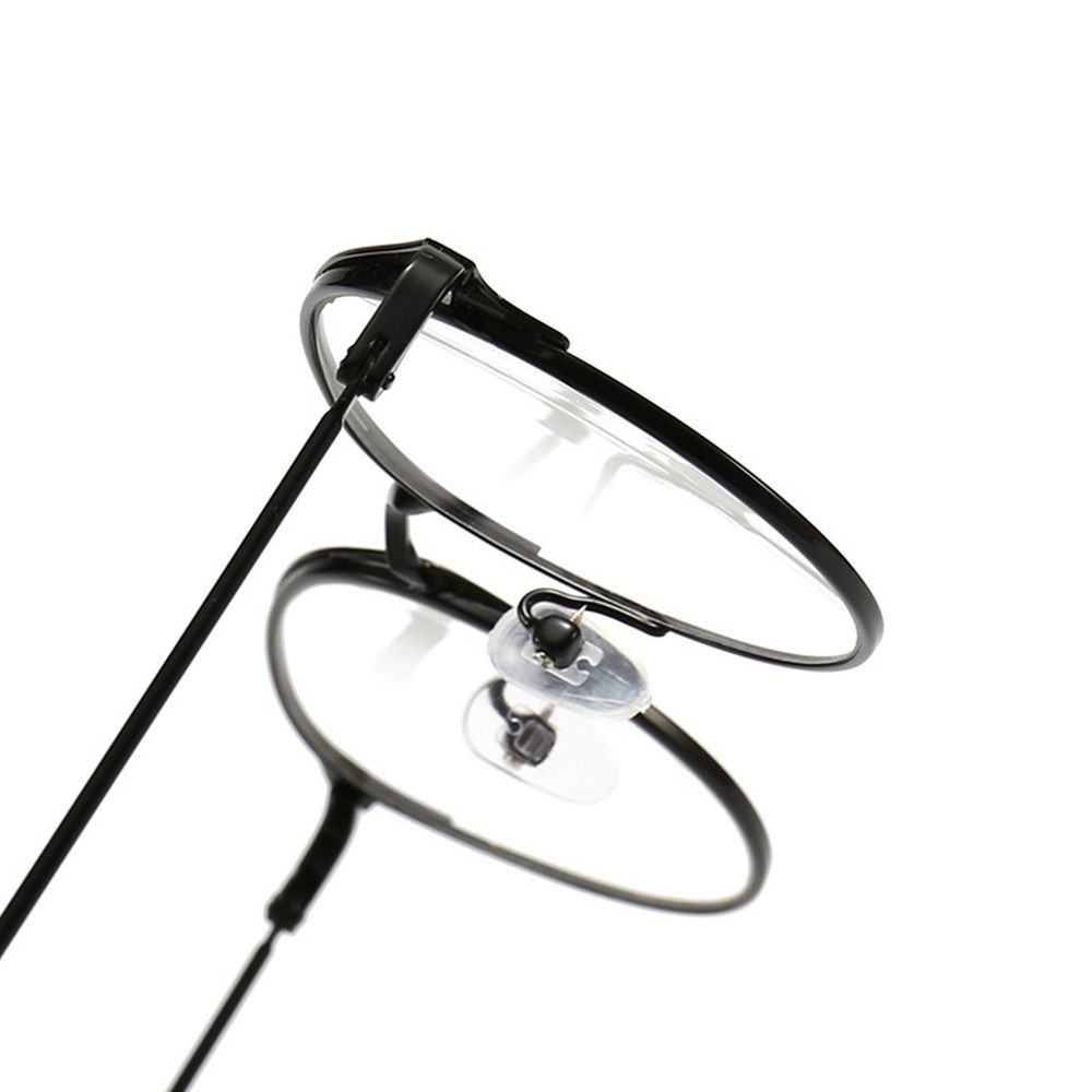 Имиджевые очки KLASSNUM HMC круглые черные - фото 8 - id-p1726106572