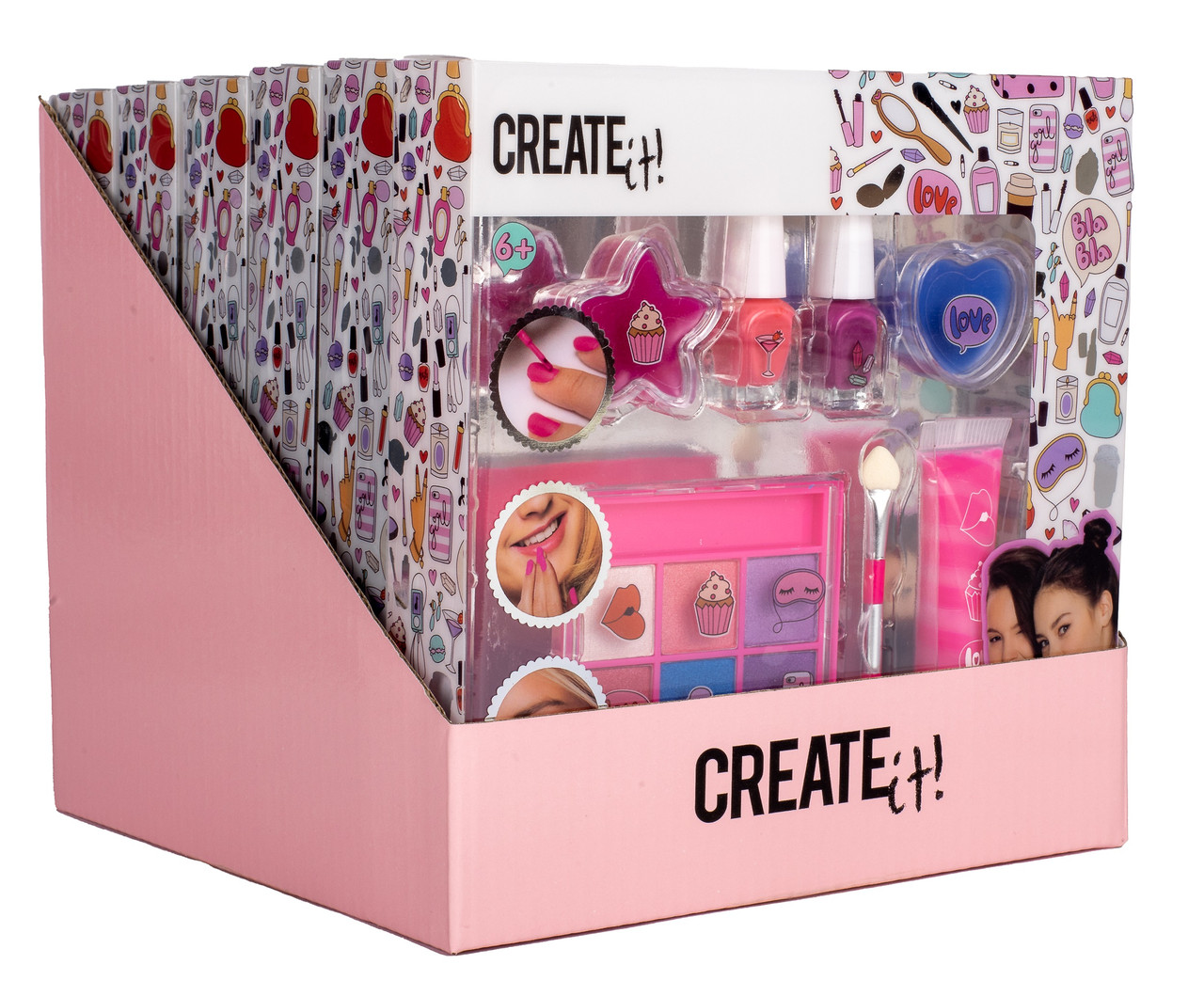 Набір дитячої косметики Create IT! Рожево-ліловий