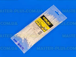 Клін нейлоновий Sigma 2501051 2,5*150мм, 100шт, білий для кабелів і шлангів.