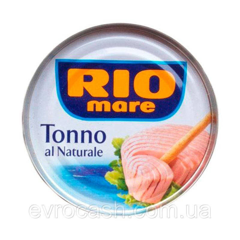 Тунець ріо маре RIO MARE натуральний 80гр 96 шт ящ