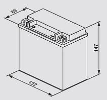 Акумулятор сухозаряджений BOSCH 0092M60220 AMG 14 Ah, 210 A