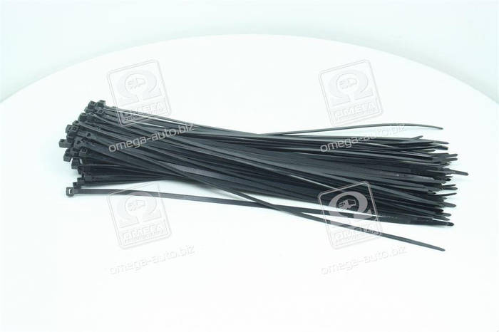 Хомут пластиковый 4.5х350мм. черный 100шт./уп. DK22-4.5х350BK Ukr (ID ...