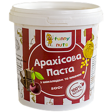 Арахісова паста FunnyNuts вишня-шоколад 500 г