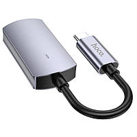 Конвертер адаптер (відео + аудіо) Hoco UA20 Type C - HDMI 4K (99143), фото 2