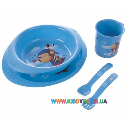 Набір посуду пластиковий Пірати Canpol 4/405