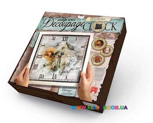 Набір для творчості Decoupage Clock з рамкою Danko toys DKC-01-01