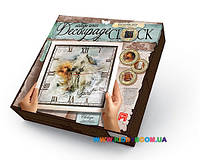 Набор для творчества Decoupage Clock с рамкой Danko toys DKC-01-01