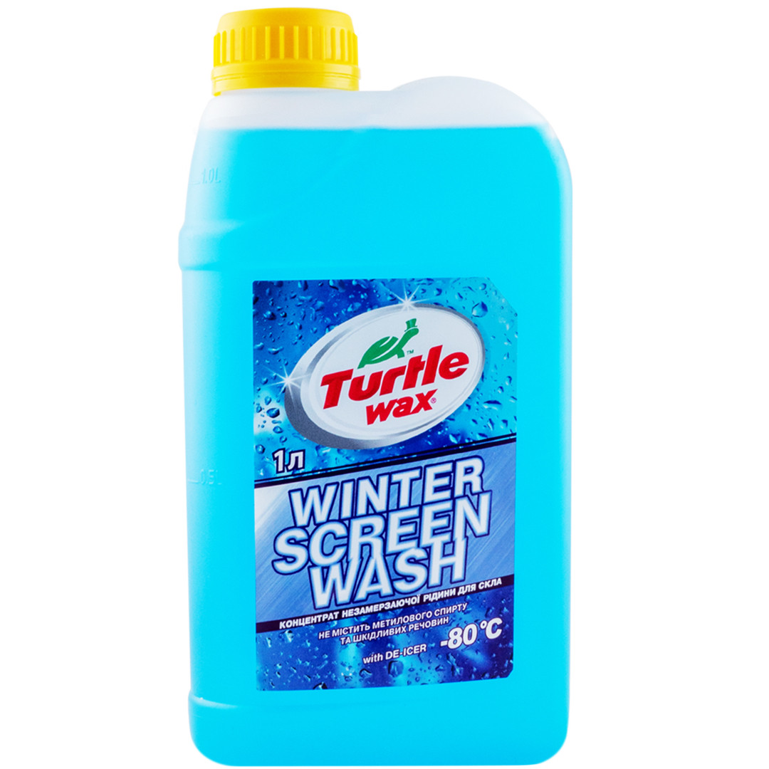 Концентрат зимового омивача для авто скла "Рідке полум'я" Turtle Wax -80ºC, 1 л, фото 1