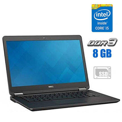 Ультрабук Dell Latitude E7450/ 14" (1920x1080)/ Core i5-5300U/ 8 GB RAM/ 240 GB SSD/ HD 5500, фото 1