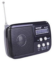 Портативний радіоприймач WS-822 USB, AUX microSD