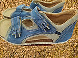 Взуття Ортопедичне для дітей, босоніжки на 2- х липучках, блакитні., фото 2