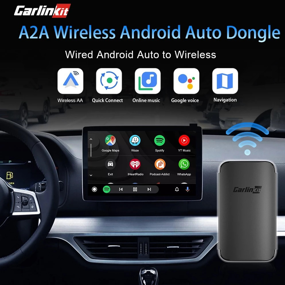 CarlinKit A2A — адаптер для бездротового Android Auto