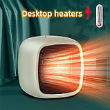 Портативний тепловентилятор Fan Heater Зелений Тепло нагрівач Нагрівач Тепловий вентилятор, фото 6