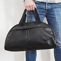 Фітнес-сумка Nike, дорожня сумка на блискавці, дорожня сумка з ременем, сумка для поїздок Чорна