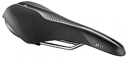 Сідло Selle Royal SCIENTIA M1 Moderate, 3D skingel, оббивка Black gummy/Black mokka, 289х141мм, 425г, рейли сталь + Curva