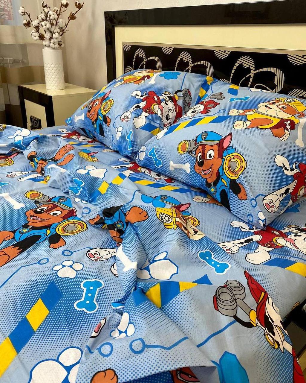 Дитячий півтораспальний комплект постільної білизни Щенячий патруль