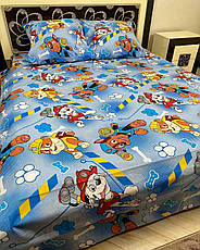Дитячий півтораспальний комплект постільної білизни Щенячий патруль, фото 5