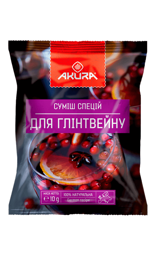 Суміш спецій для Глінтвейну, 10 г, Akura