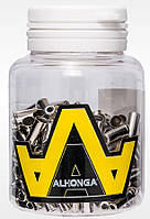 Ковпачок на оболонку ALHONGA HJ-D90 - перекл. 4мм - штампований, мідний, хромований, банка (250шт)