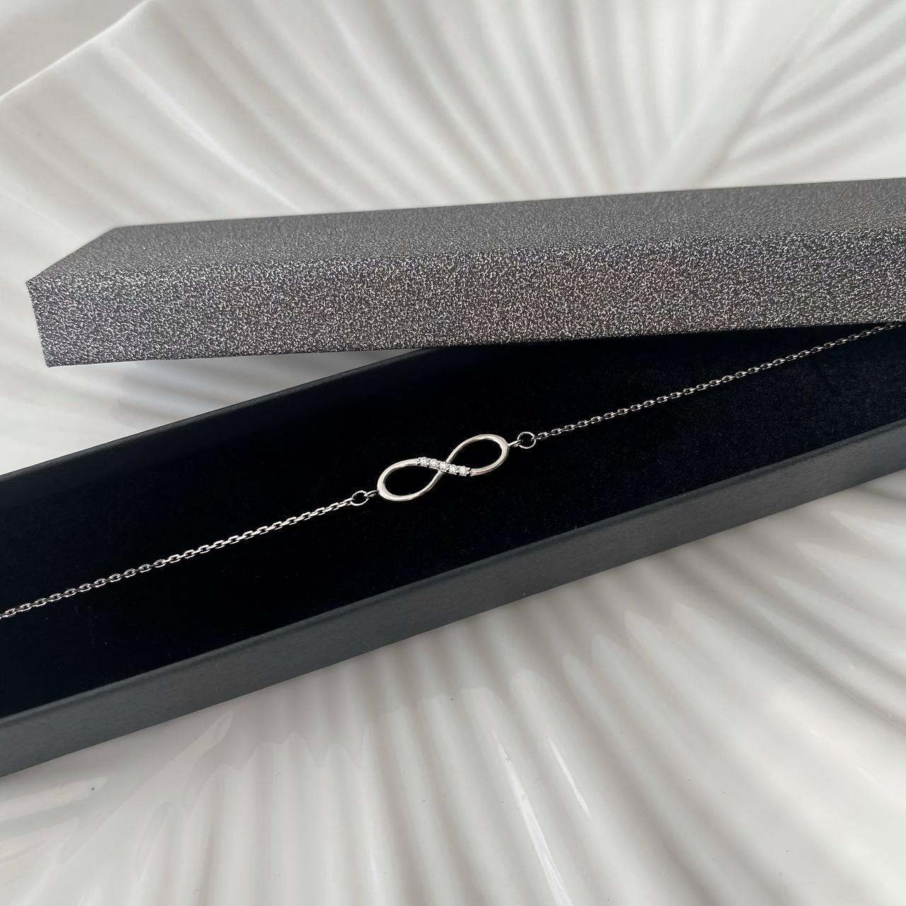 Срібний браслет Вічність