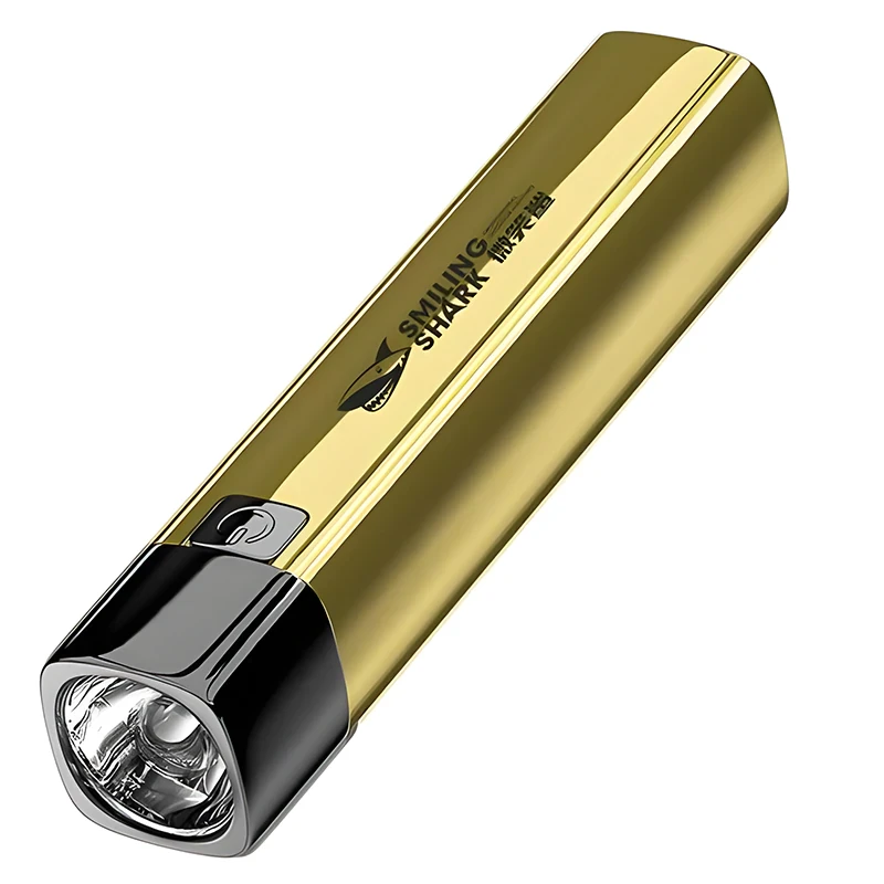 Smile Shark, світлодіодний акумуляторний ліхтарик Powerbank, фото 1