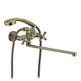 Змішувач для ванни у ретро стилі MIXXUS RETRO BRONZE (Німечина), фото 3
