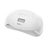 Лампа для манікюру SUN X PLUS 72 Вт манікюрна для гель лаку Led\Uv на дві руки для сушіння, сенсор, таймер, дисплей, знімне дно, фото 2